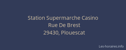 Station Supermarche Casino