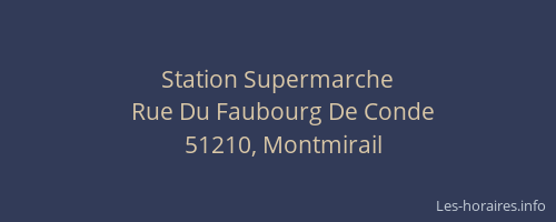Station Supermarche