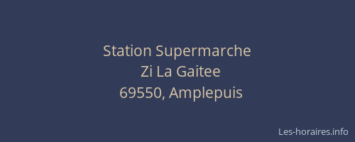 Station Supermarche