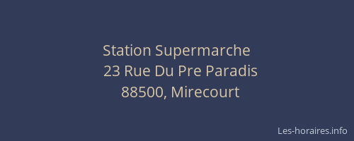 Station Supermarche