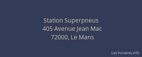 Station Superpneus