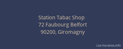 Station Tabac Shop