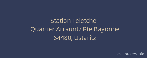 Station Teletche