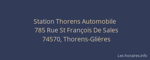 Station Thorens Automobile