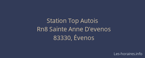 Station Top Autois