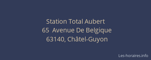 Station Total Aubert