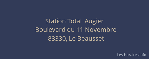 Station Total  Augier