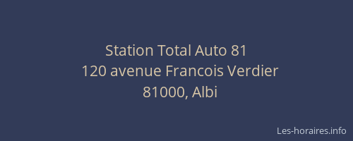 Station Total Auto 81