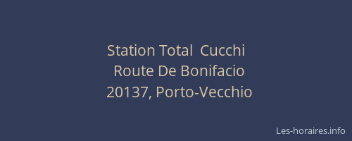 Station Total  Cucchi