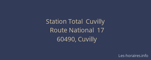 Station Total  Cuvilly