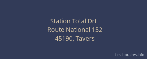 Station Total Drt