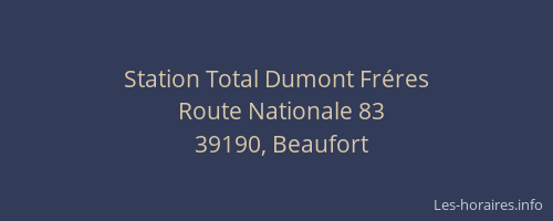 Station Total Dumont Fréres