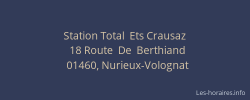 Station Total  Ets Crausaz