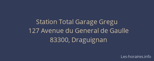 Station Total Garage Gregu