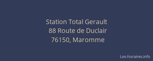 Station Total Gerault