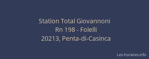 Station Total Giovannoni