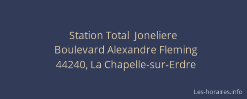 Station Total  Joneliere