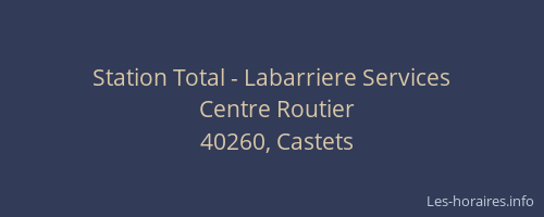 Station Total - Labarriere Services