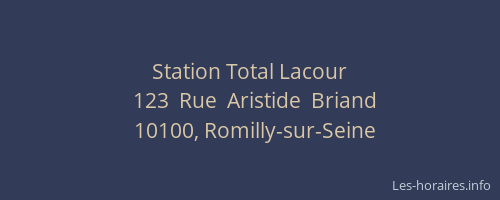Station Total Lacour