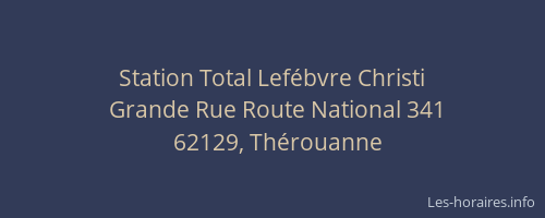 Station Total Lefébvre Christi