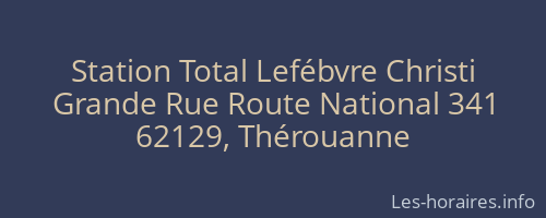 Station Total Lefébvre Christi