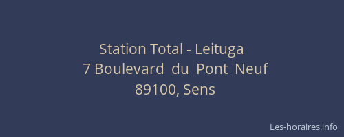 Station Total - Leituga