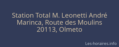Station Total M. Leonetti André