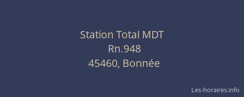 Station Total MDT