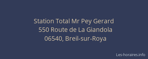 Station Total Mr Pey Gerard