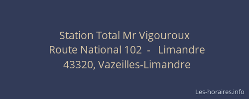 Station Total Mr Vigouroux