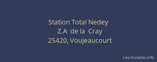 Station Total Nedey