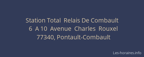 Station Total  Relais De Combault