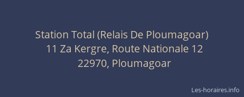 Station Total (Relais De Ploumagoar)