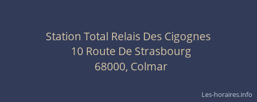 Station Total Relais Des Cigognes