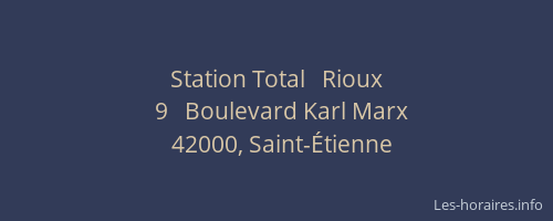 Station Total   Rioux