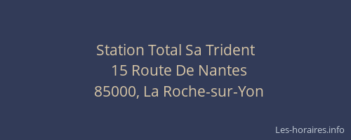 Station Total Sa Trident