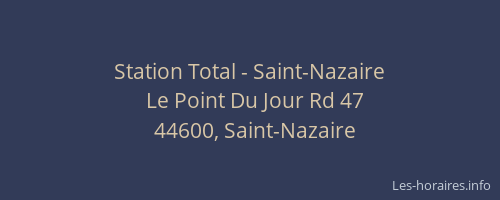 Station Total - Saint-Nazaire