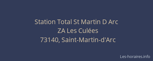 Station Total St Martin D Arc