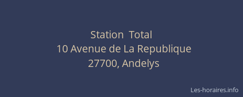 Station  Total