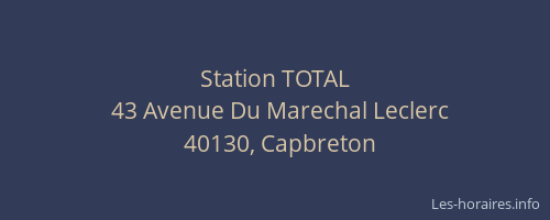 Station TOTAL