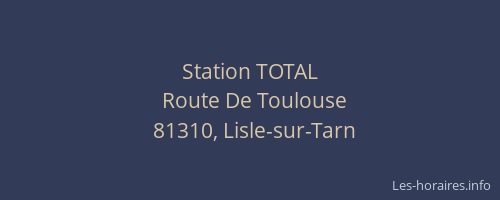 Station TOTAL