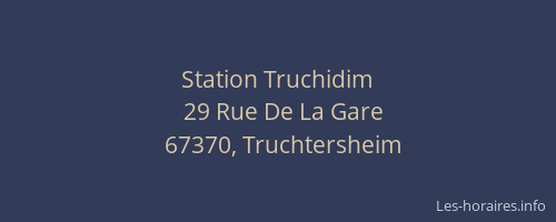 Station Truchidim