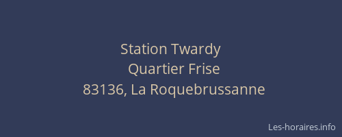 Station Twardy