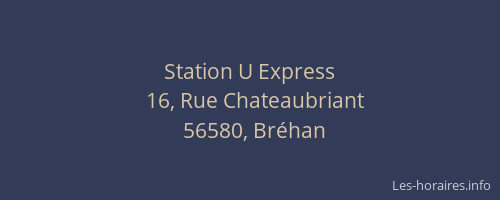 Station U Express