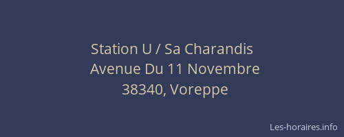 Station U / Sa Charandis