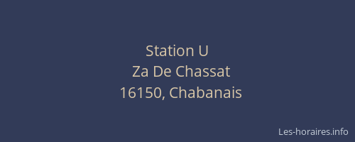 Station U