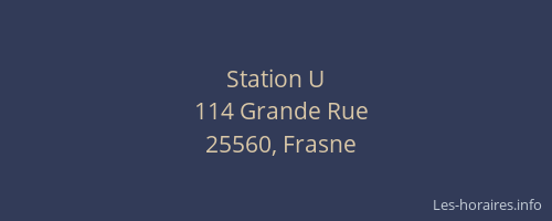 Station U