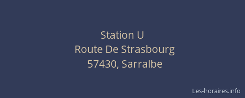 Station U