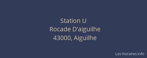 Station U