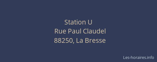Station U